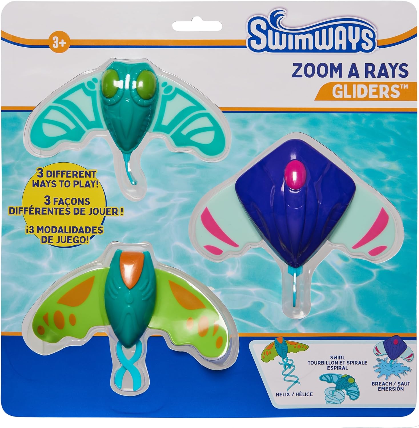 SwimWays PAW Patrol Zoom-A-Rays Water Diving Toys 2-Pack